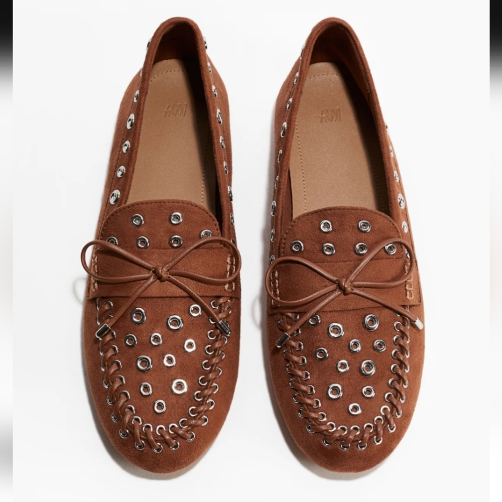 NWOT H&M Embellished Loafers